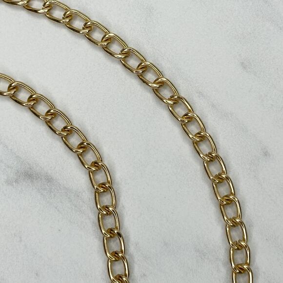 Gold Tone Chain Link Purse Handbag Bag Replacement Strap ✨ - Picture 5 of 12